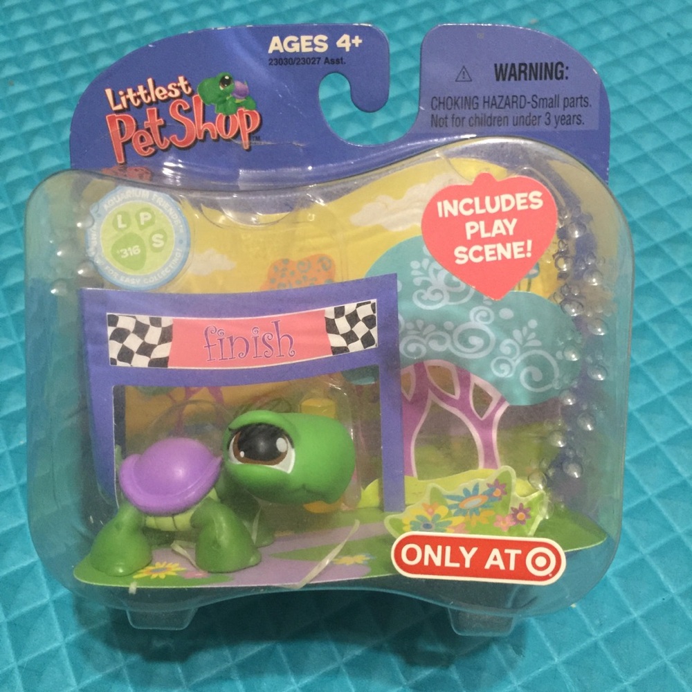 2006 Littlest Pet shop 316 Turtle Finish Line